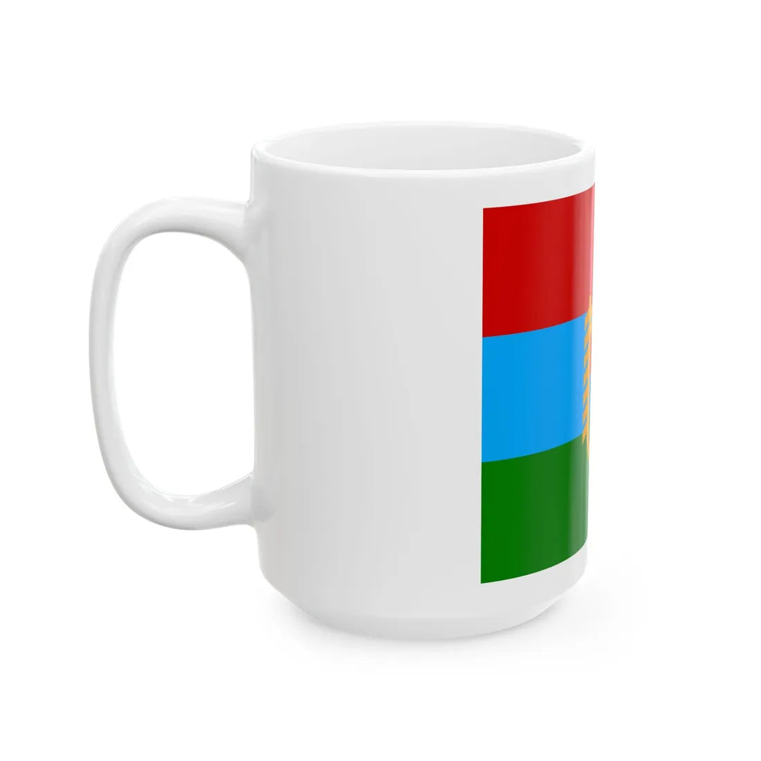 Standard of the Head of the Republic of Karelia (Russia) White Coffee Mug - Go Mug Yourself