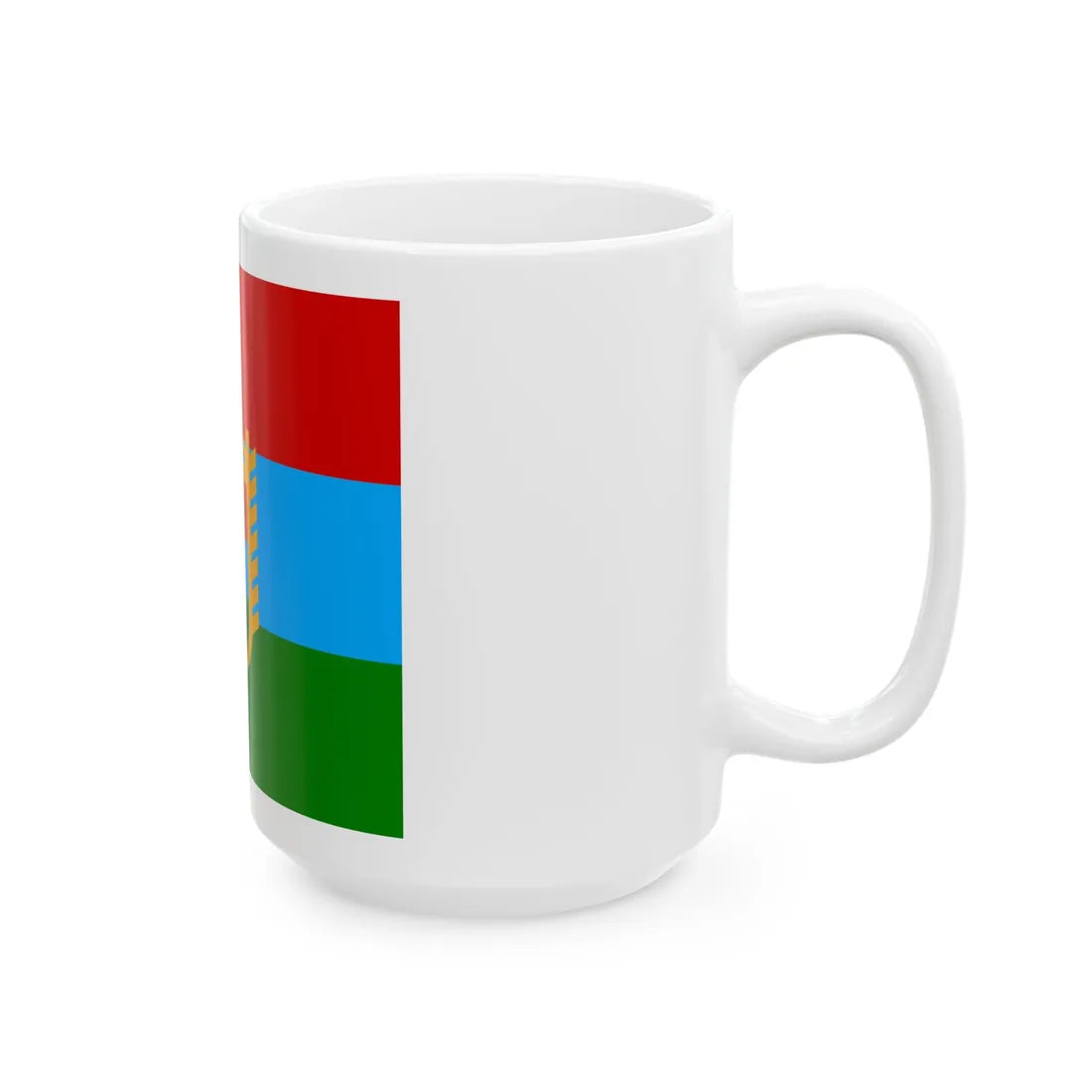 Standard of the Head of the Republic of Karelia (Russia) White Coffee Mug - Go Mug Yourself