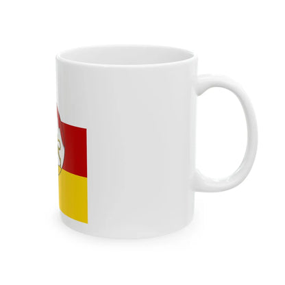 Standard of the head of the Republic of North OssetiaAlania (Russia) White Coffee Mug - Go Mug Yourself