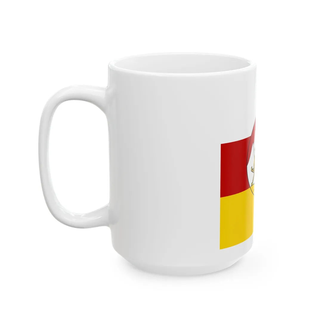 Standard of the head of the Republic of North OssetiaAlania (Russia) White Coffee Mug - Go Mug Yourself