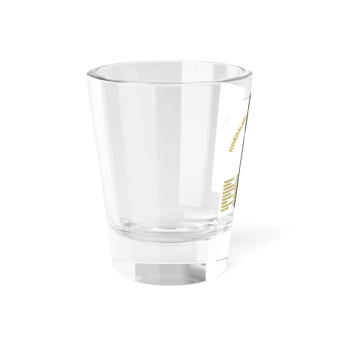 Standard of the Hordaland Infantry Regiment No.9 (Norway) Shot Glass 1.5oz - Go Mug Yourself