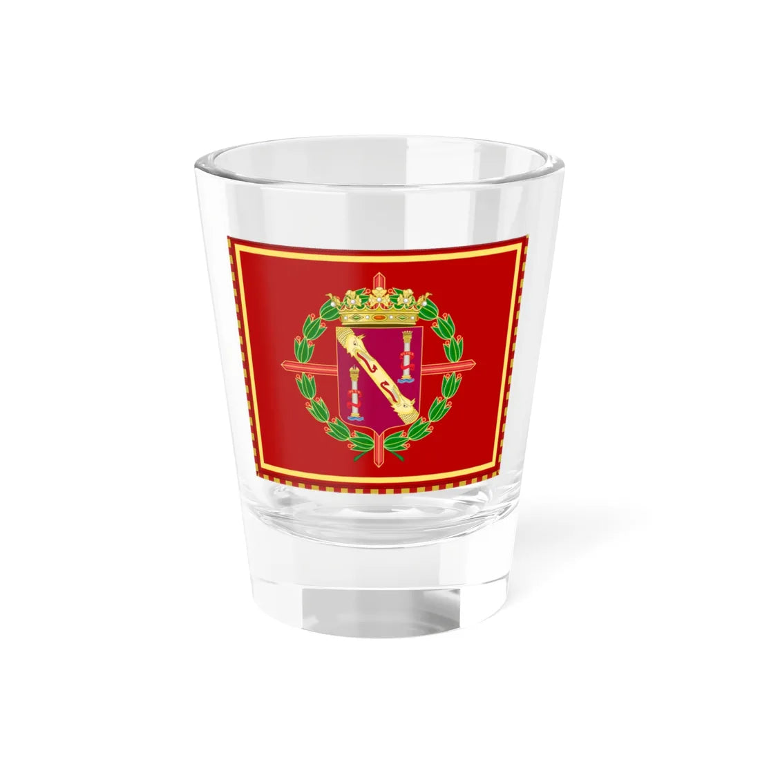 Standard of the House of Franco (Spain) Shot Glass 1.5oz 1.5oz - Go Mug Yourself