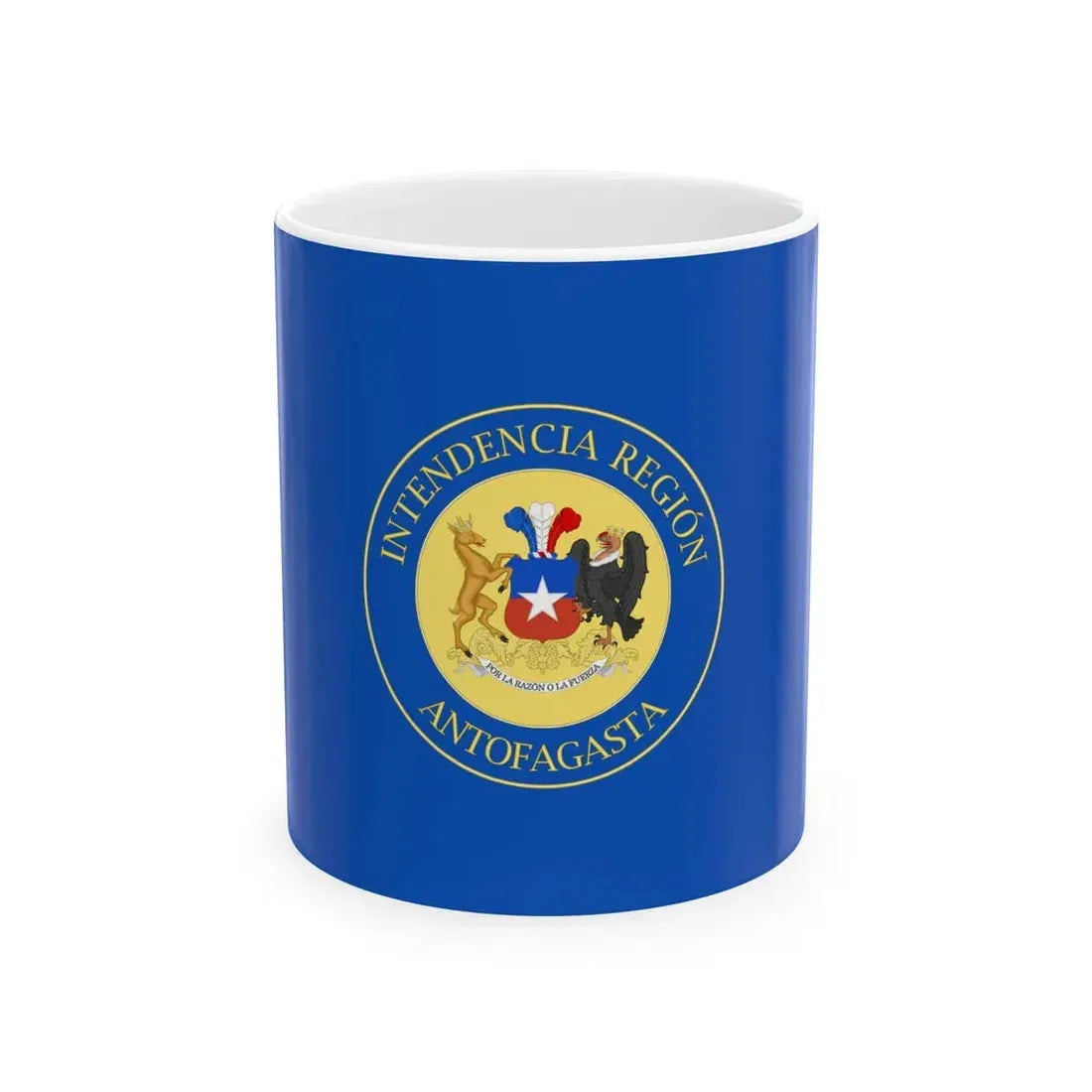Standard of the Intendant of Antofagasta Region (Chile) White Coffee Mug 11oz - Go Mug Yourself