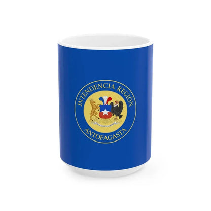 Standard of the Intendant of Antofagasta Region (Chile) White Coffee Mug 15oz - Go Mug Yourself