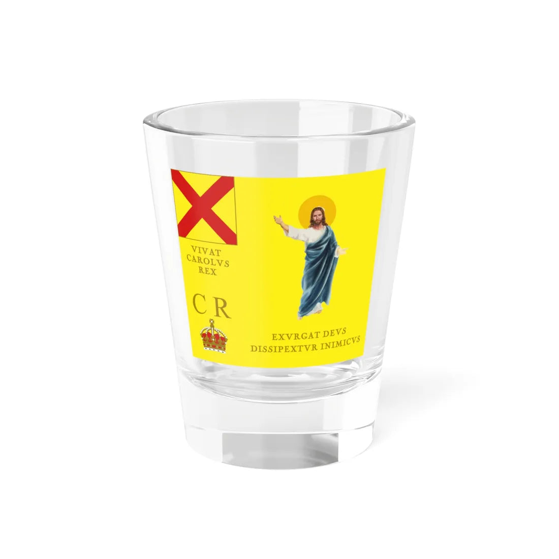 Standard of the Irish Brigade 1644-45 (Ireland) Shot Glass 1.5oz 1.5oz - Go Mug Yourself