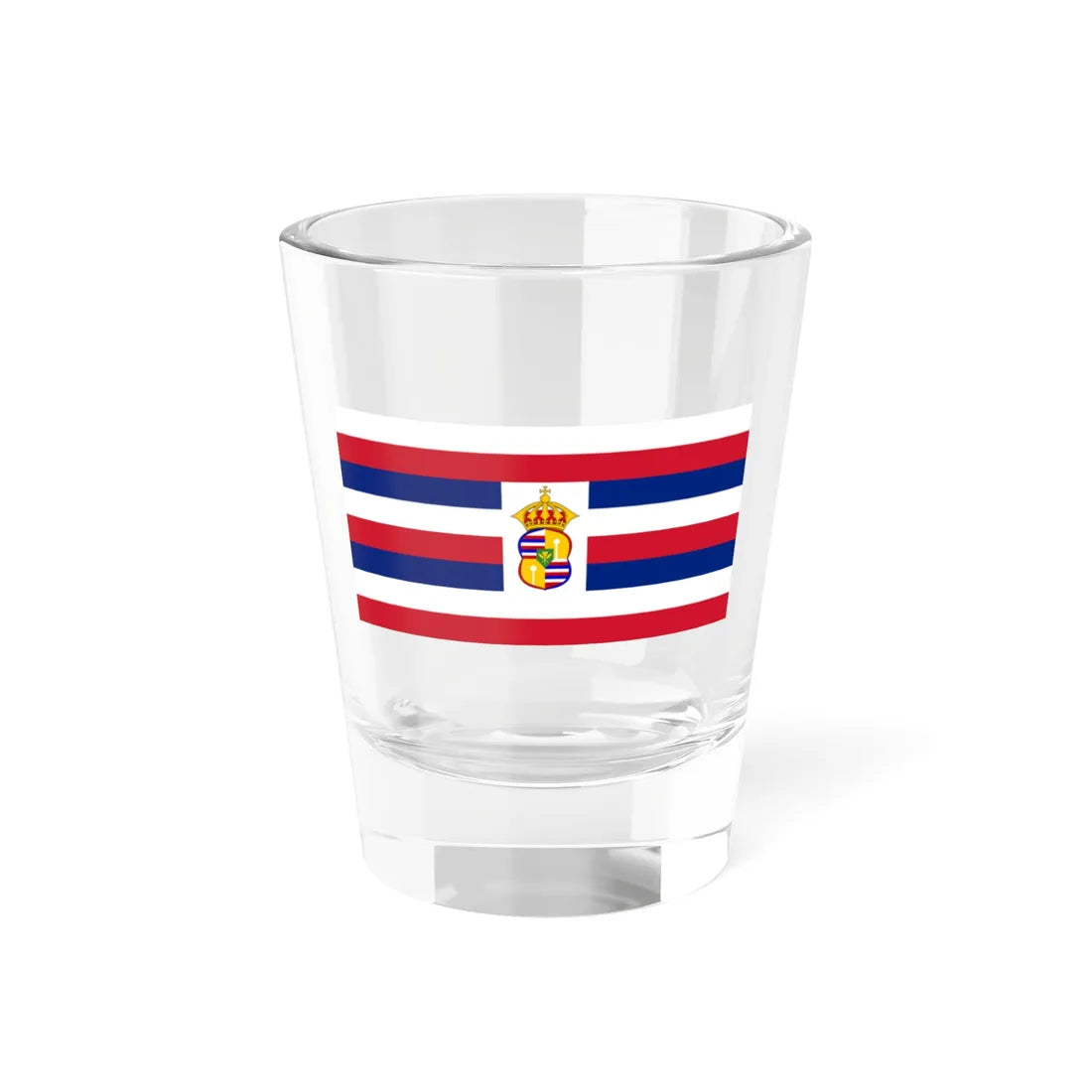 Standard of the King Kalakaua (United States) Shot Glass 1.5oz 1.5oz - Go Mug Yourself