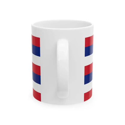 Standard of the King Kalakaua (United States) White Coffee Mug - Go Mug Yourself
