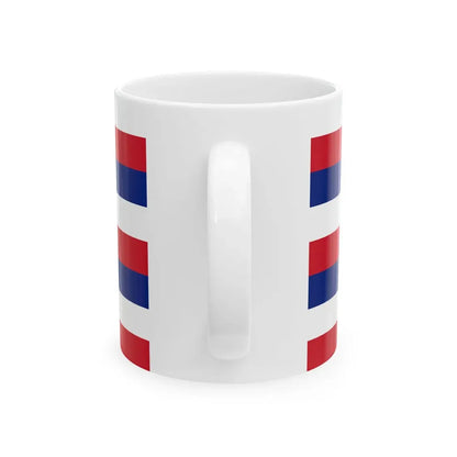 Standard of the King Kalakaua (United States) White Coffee Mug - Go Mug Yourself