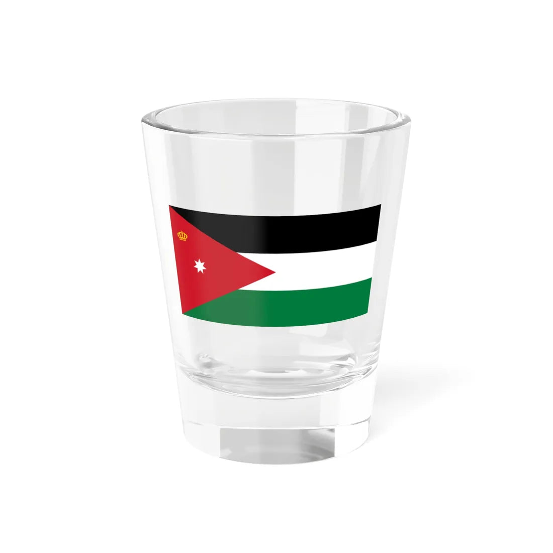 Standard of the King of Jordan (Jordan) Shot Glass 1.5oz 1.5oz - Go Mug Yourself