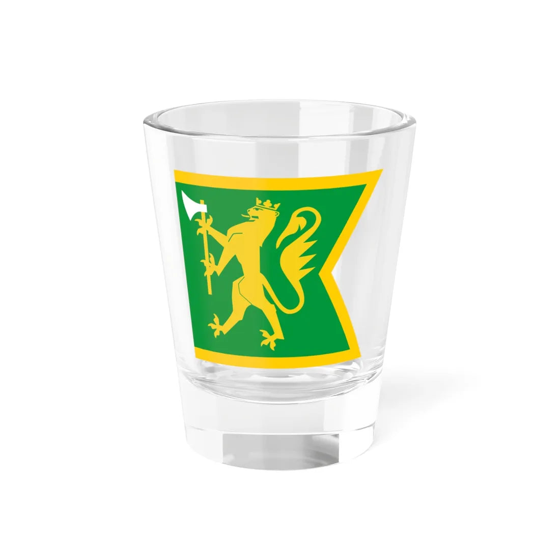 Standard of the Military intelligence Battalion Norway (Norway) Shot Glass 1.5oz 1.5oz - Go Mug Yourself