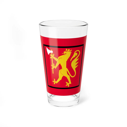 Standard of the Military Police Department Norway (Norway) Pint Glass 16oz 16oz - Go Mug Yourself