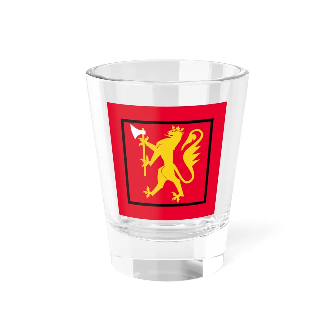 Standard of the Military Police Department Norway (Norway) Shot Glass 1.5oz 1.5oz - Go Mug Yourself