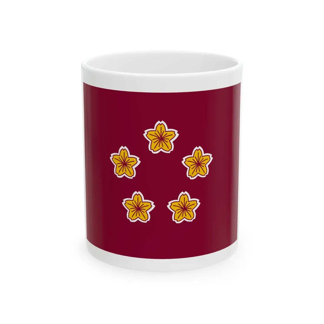 Standard of the Minister of Defence of Japan (Japan) White Coffee Mug 11oz - Go Mug Yourself