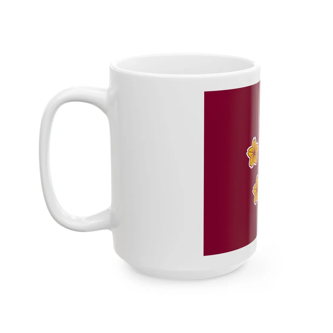 Standard of the Minister of Defence of Japan (Japan) White Coffee Mug - Go Mug Yourself
