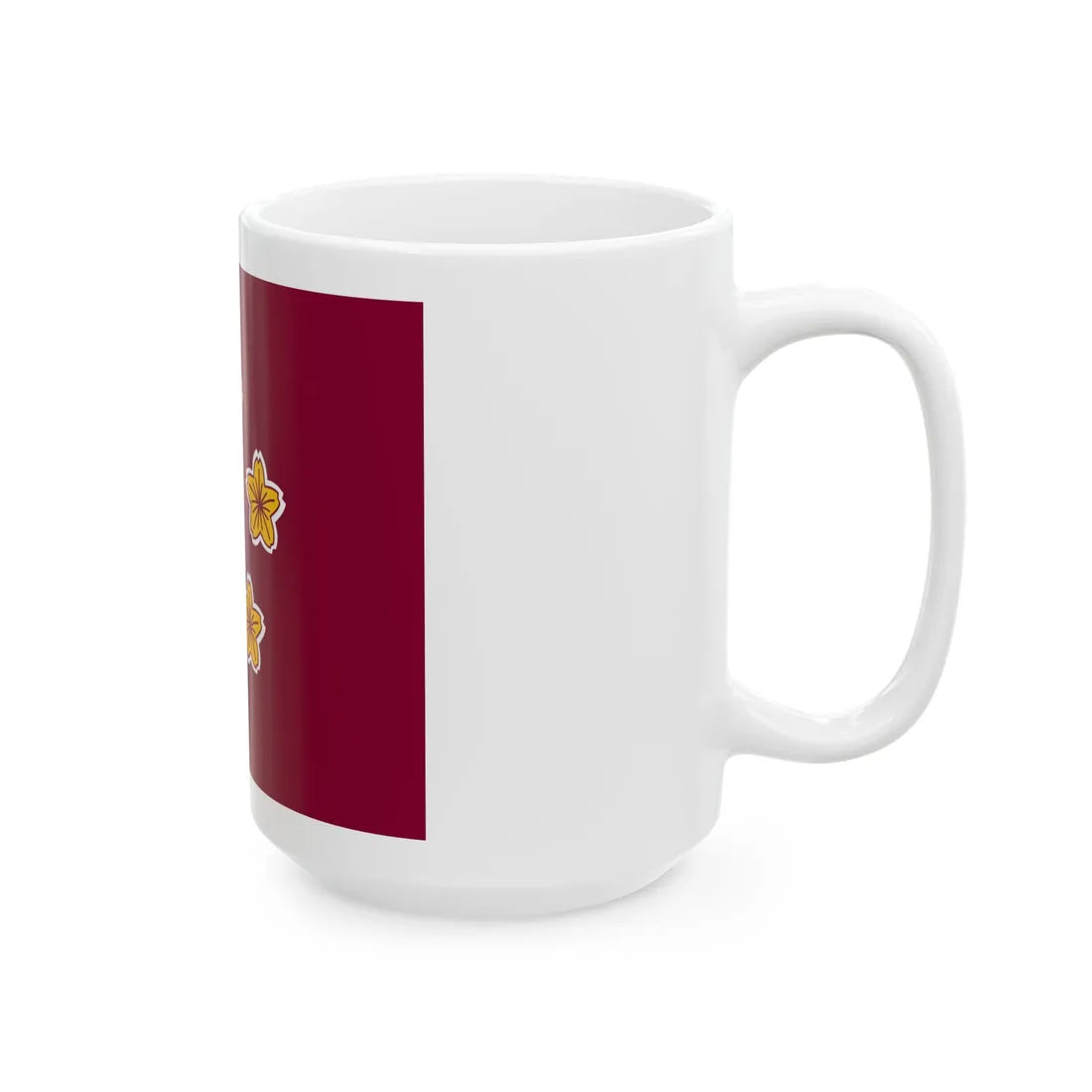 Standard of the Minister of Defence of Japan (Japan) White Coffee Mug - Go Mug Yourself