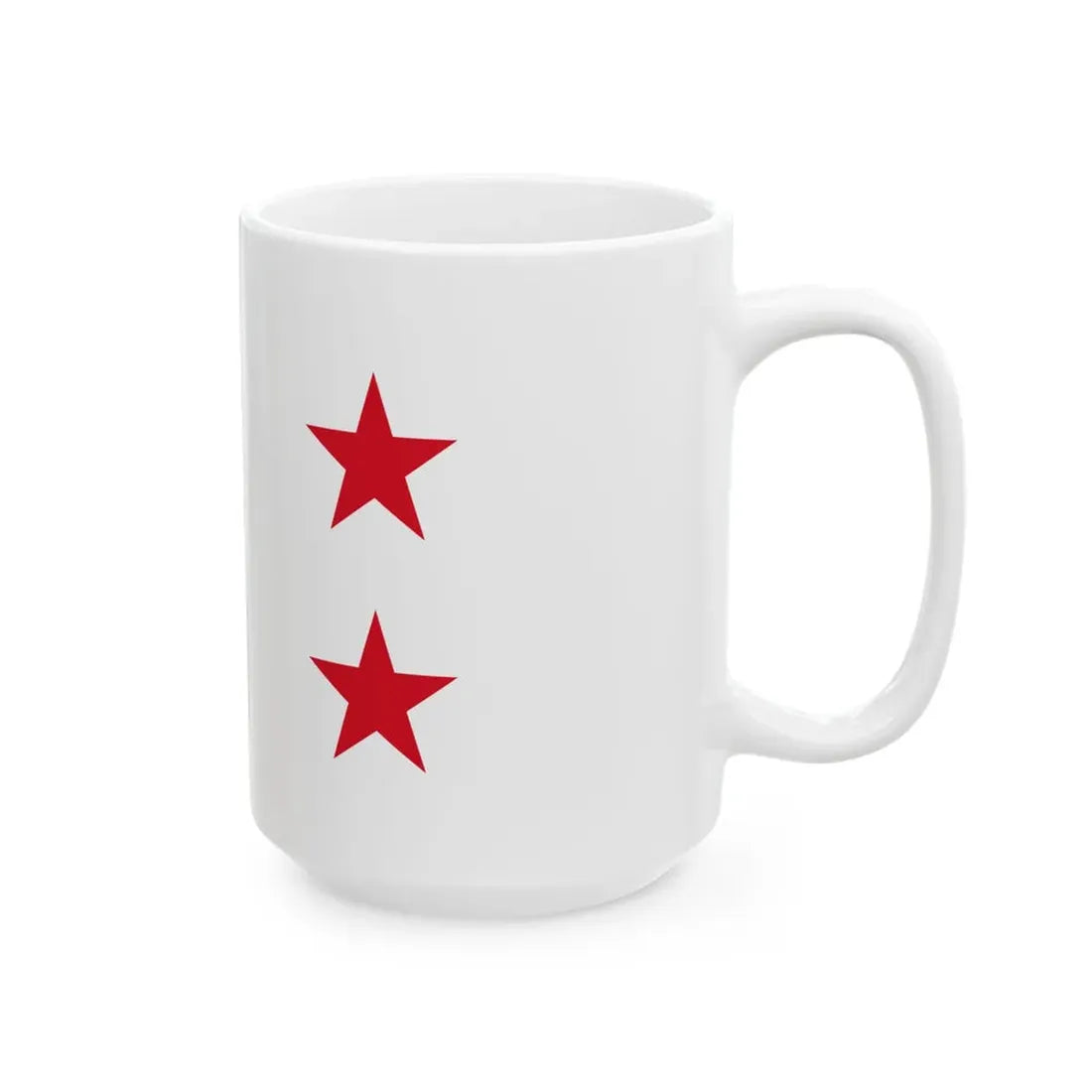 Standard of the Minister of Defense of Romania 1948-1952 (Oman) White Coffee Mug - Go Mug Yourself