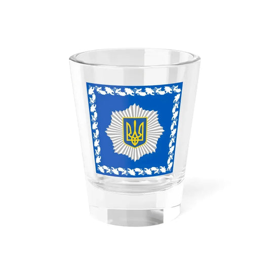 Standard of the Minister of Internal Affairs of Ukraine (Ukraine) Shot Glass 1.5oz 1.5oz - Go Mug Yourself