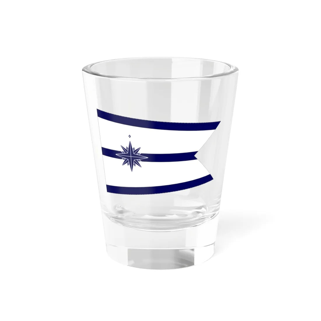 Standard of the Minister of Land Infrastructure Transport and Tourism Japan Coast Guard-bordered (Japan) Shot Glass 1.5oz 1.5oz - Go Mug Yourself