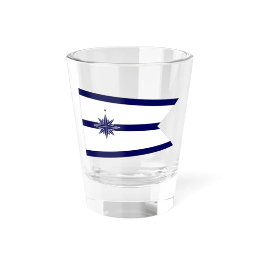 Standard of the Minister of Land Infrastructure Transport and Tourism Japan Coast Guard-bordered (Japan) Shot Glass 1.5oz 1.5oz - Go Mug Yourself