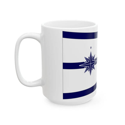 Standard of the Minister of Land Infrastructure Transport and Tourism Japan Coast Guard-bordered (Japan) White Coffee Mug - Go Mug Yourself