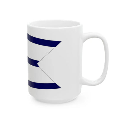 Standard of the Minister of Land Infrastructure Transport and Tourism Japan Coast Guard-bordered (Japan) White Coffee Mug - Go Mug Yourself