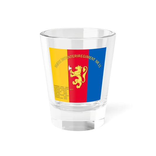 Standard of the Møre Infantry Regiment No.11 (Norway) Shot Glass 1.5oz 1.5oz - Go Mug Yourself