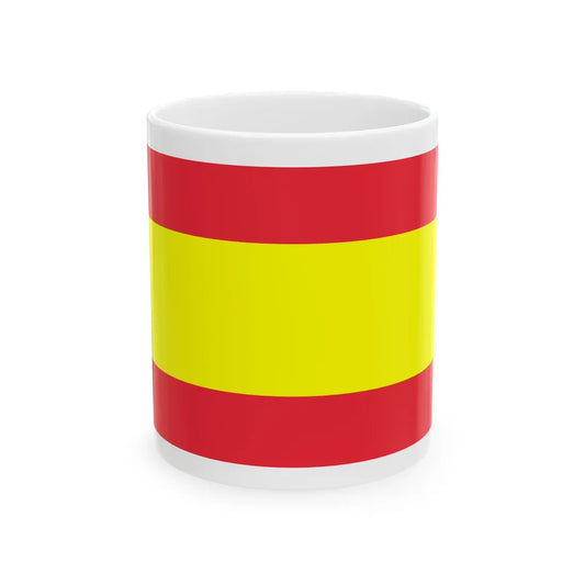 Standard of the Nguyen Dynasty 1890 - 1920 (Cambodia) White Coffee Mug 11oz - Go Mug Yourself