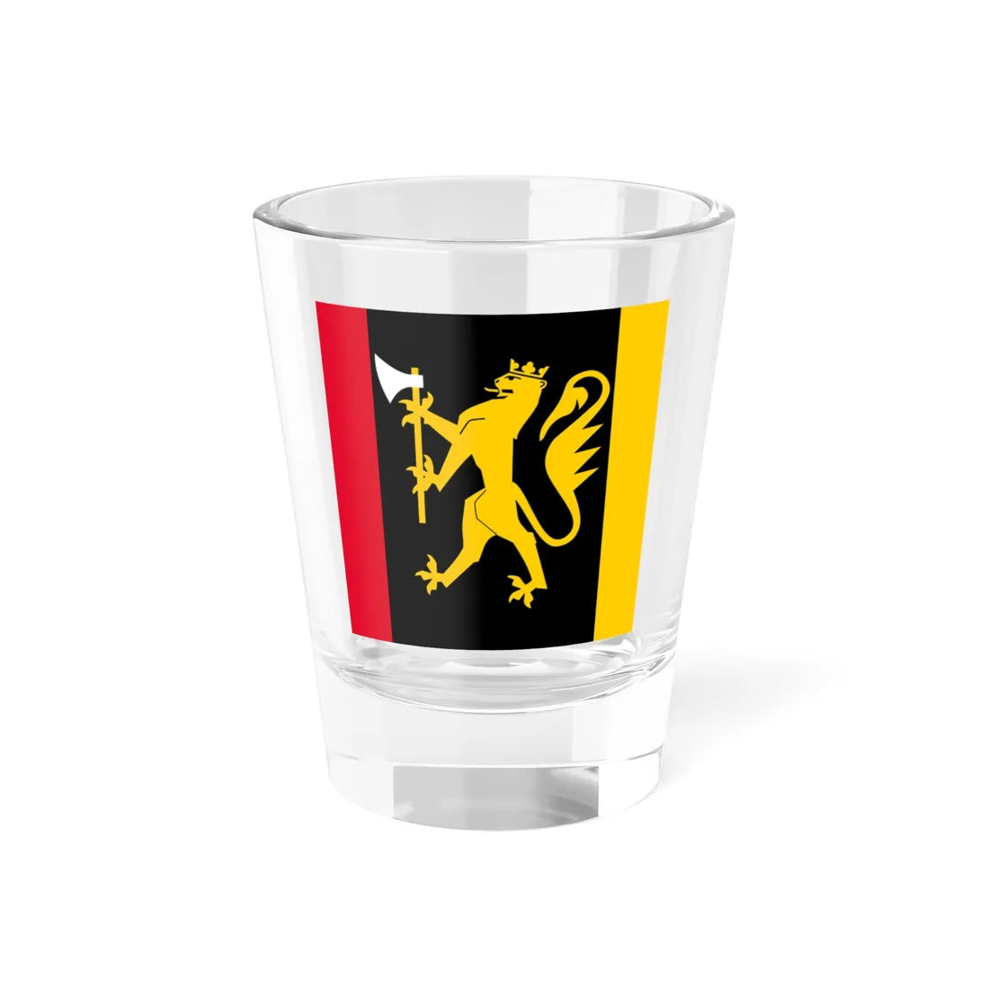 Standard of the Nord-Hålogaland Home Guard District 16 (Norway) Shot Glass 1.5oz 1.5oz - Go Mug Yourself