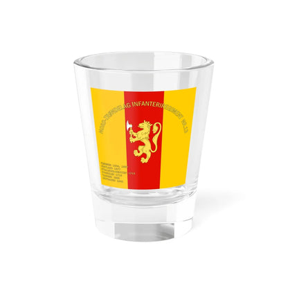 Standard of the Nord-Trøndelag Infantry Regiment No.13 (Norway) Shot Glass 1.5oz 1.5oz - Go Mug Yourself