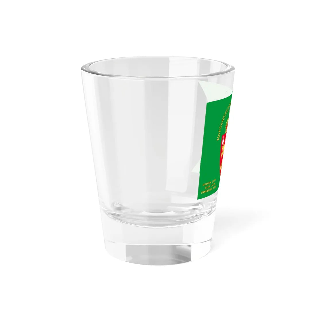 Standard of the Nordenfjelske Dragoon Regiment (Norway) Shot Glass 1.5oz - Go Mug Yourself