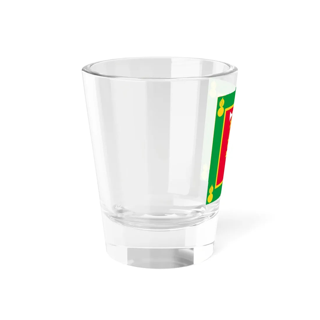 Standard of the Norwegian Artillery Regiment (Norway) Shot Glass 1.5oz - Go Mug Yourself