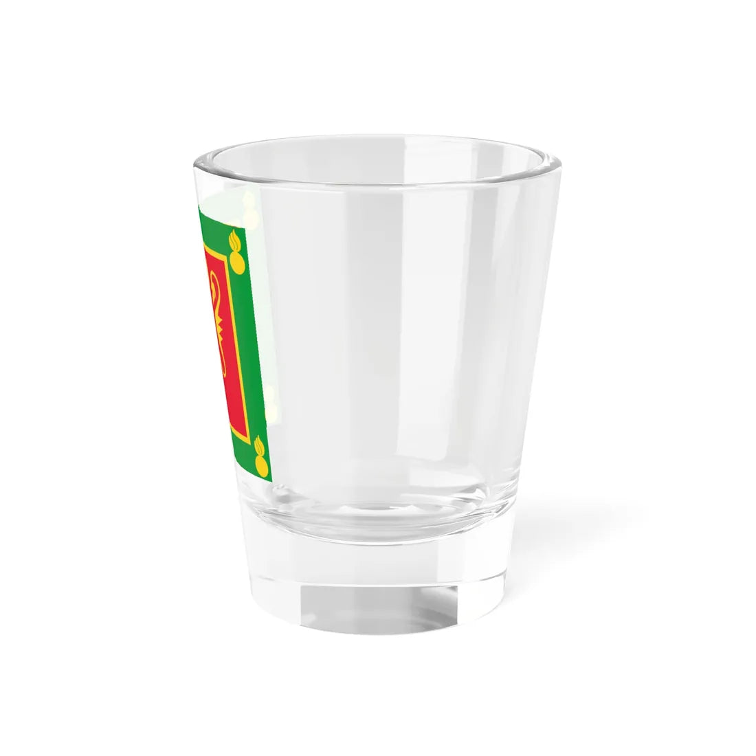 Standard of the Norwegian Artillery Regiment (Norway) Shot Glass 1.5oz - Go Mug Yourself