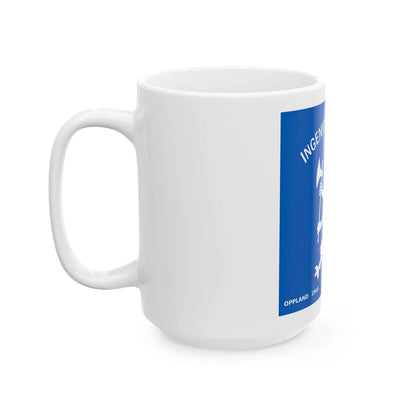 Standard of the Norwegian Engineer Regiment (Norway) White Coffee Mug - Go Mug Yourself