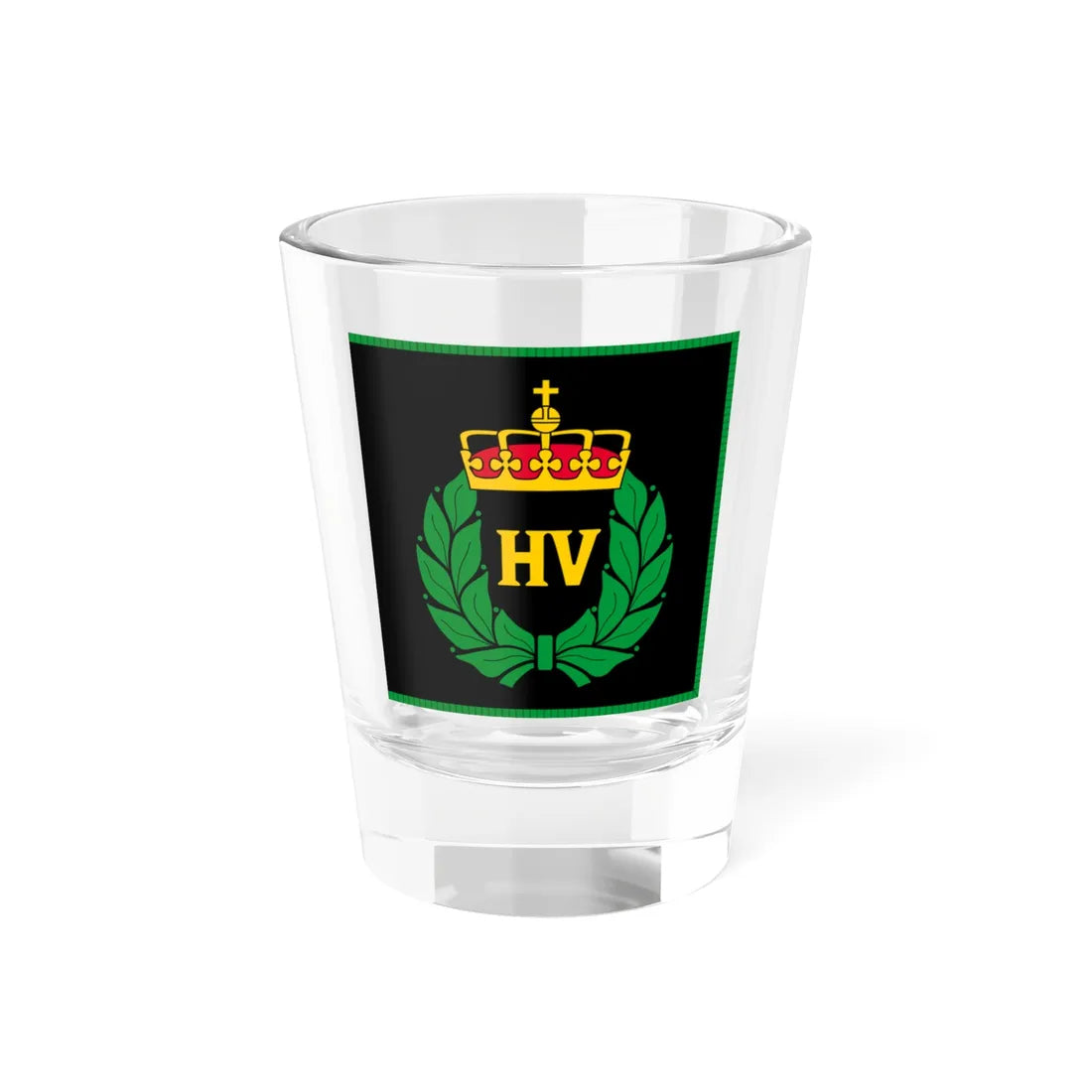 Standard of the Norwegian Home Guard (Norway) Shot Glass 1.5oz 1.5oz - Go Mug Yourself
