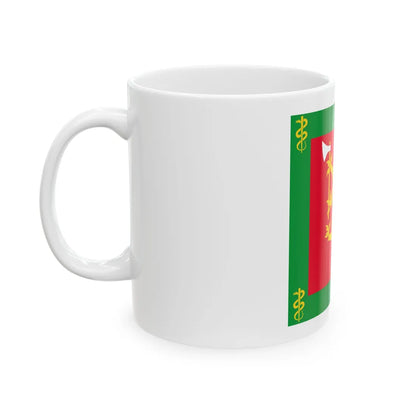 Standard of the Norwegian Medical Regiment (Norway) White Coffee Mug - Go Mug Yourself