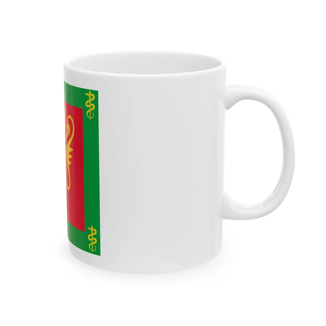 Standard of the Norwegian Medical Regiment (Norway) White Coffee Mug - Go Mug Yourself