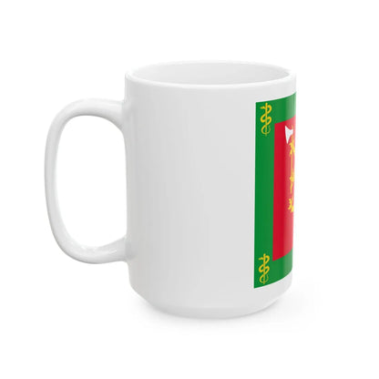 Standard of the Norwegian Medical Regiment (Norway) White Coffee Mug - Go Mug Yourself