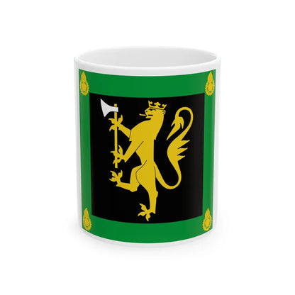 Standard of the Norwegian Weapons Technical Regiment (Norway) White Coffee Mug 11oz - Go Mug Yourself