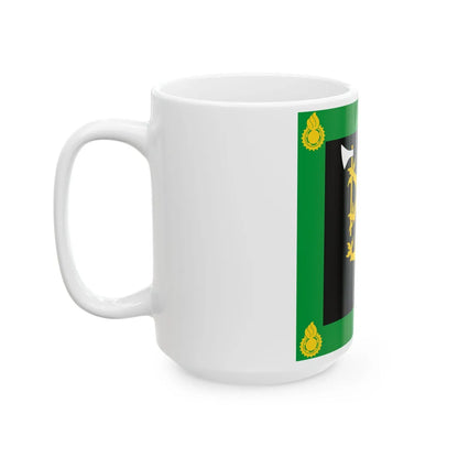 Standard of the Norwegian Weapons Technical Regiment (Norway) White Coffee Mug - Go Mug Yourself