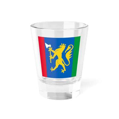 Standard of the Oslo og Akershus Home Guard District 02 (Norway) Shot Glass 1.5oz 1.5oz - Go Mug Yourself