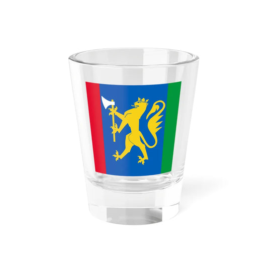 Standard of the Oslo og Akershus Home Guard District 02 (Norway) Shot Glass 1.5oz 1.5oz - Go Mug Yourself