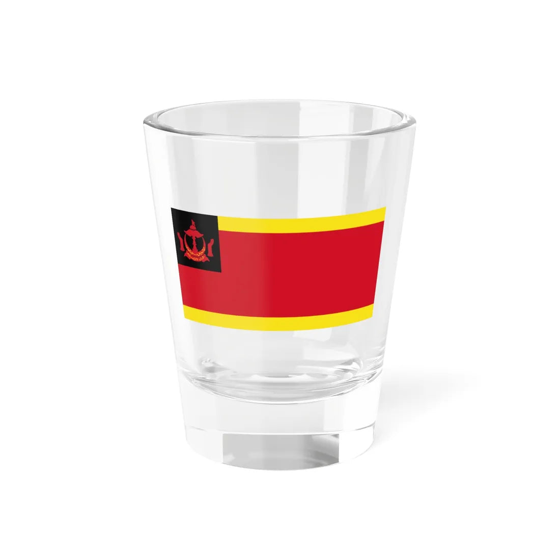 Standard of the Pehin Orang Kaya Penggawa Laila Bentara Diraja (Brunei) Shot Glass 1.5oz 1.5oz - Go Mug Yourself