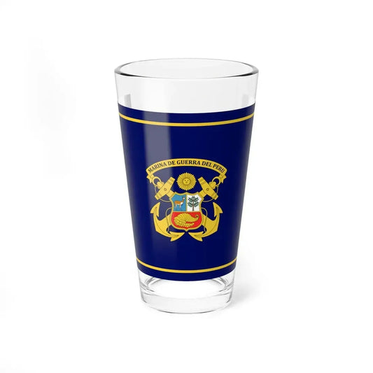 Standard of the Peruvian Navy (Peru) Pint Glass 16oz 16oz - Go Mug Yourself