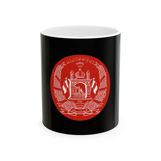 Standard of the President of Afghanistan 2004-2021 (Afghanistan) White Coffee Mug 11oz - Go Mug Yourself