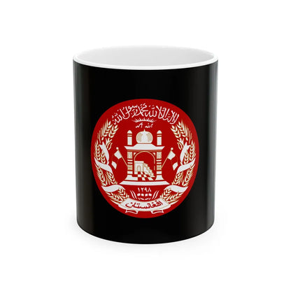 Standard of the President of Afghanistan 2004-2021 Variant (Afghanistan) White Coffee Mug 11oz - Go Mug Yourself