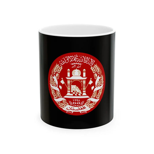 Standard of the President of Afghanistan 2004-2021 Variant (Afghanistan) White Coffee Mug 11oz - Go Mug Yourself