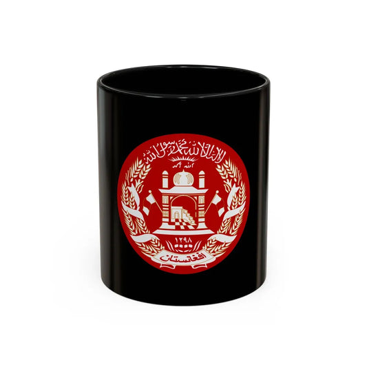 Standard of the President of Afghanistan 2004 to 2013 - Accent Coffee Mug 11oz Black - Go Mug Yourself