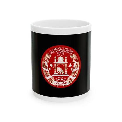 Standard of the President of Afghanistan 2004 to 2013 - White Coffee Mug 11oz - Go Mug Yourself