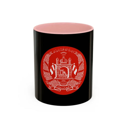 Standard of the President of Afghanistan - Accent Coffee Mug 11oz Pink - Go Mug Yourself