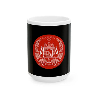 Standard of the President of Afghanistan - White Coffee Mug 15oz - Go Mug Yourself